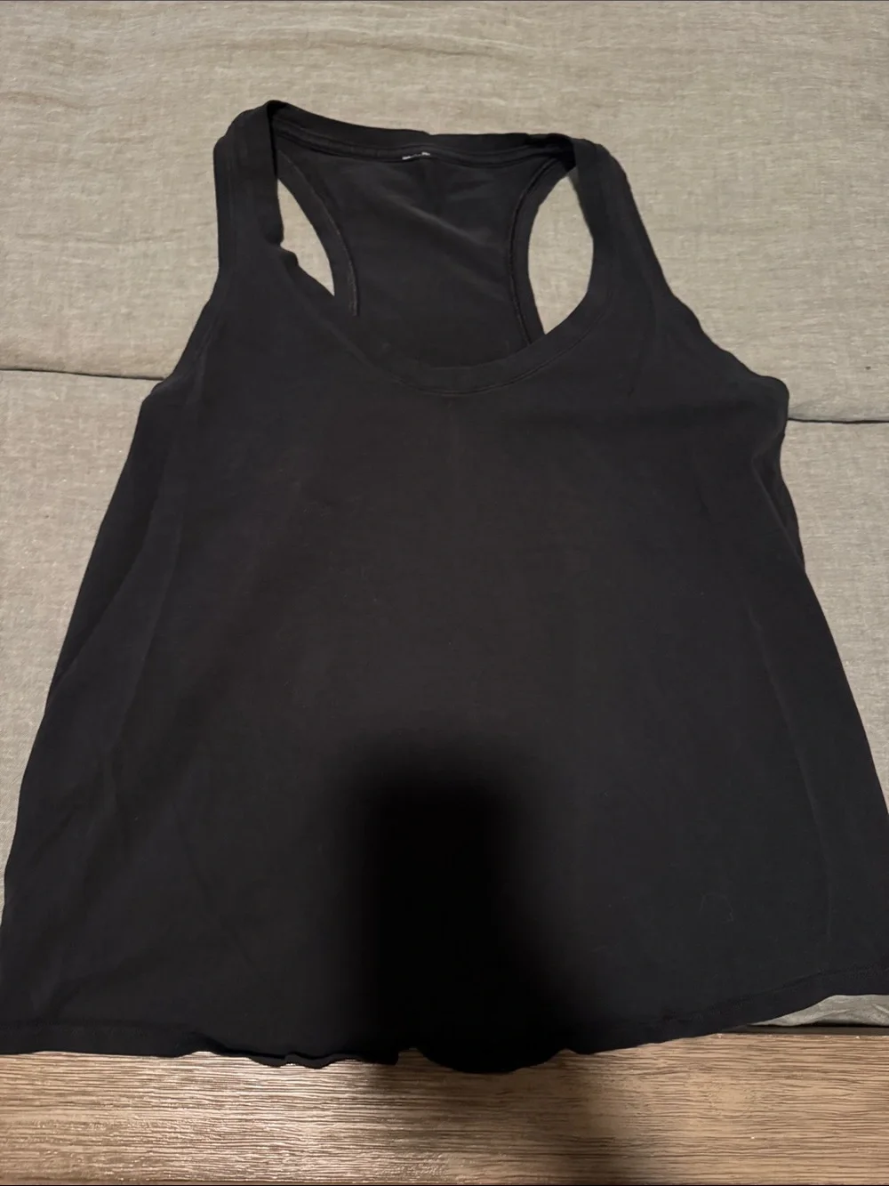 lululemon athletica Black Racerback Tank Classic Jersey Tank